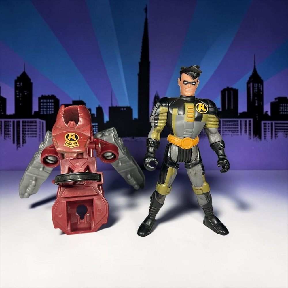 Batman The Animated Series Crime Squad Ski Blast Robin Action Figure Kenner 1995